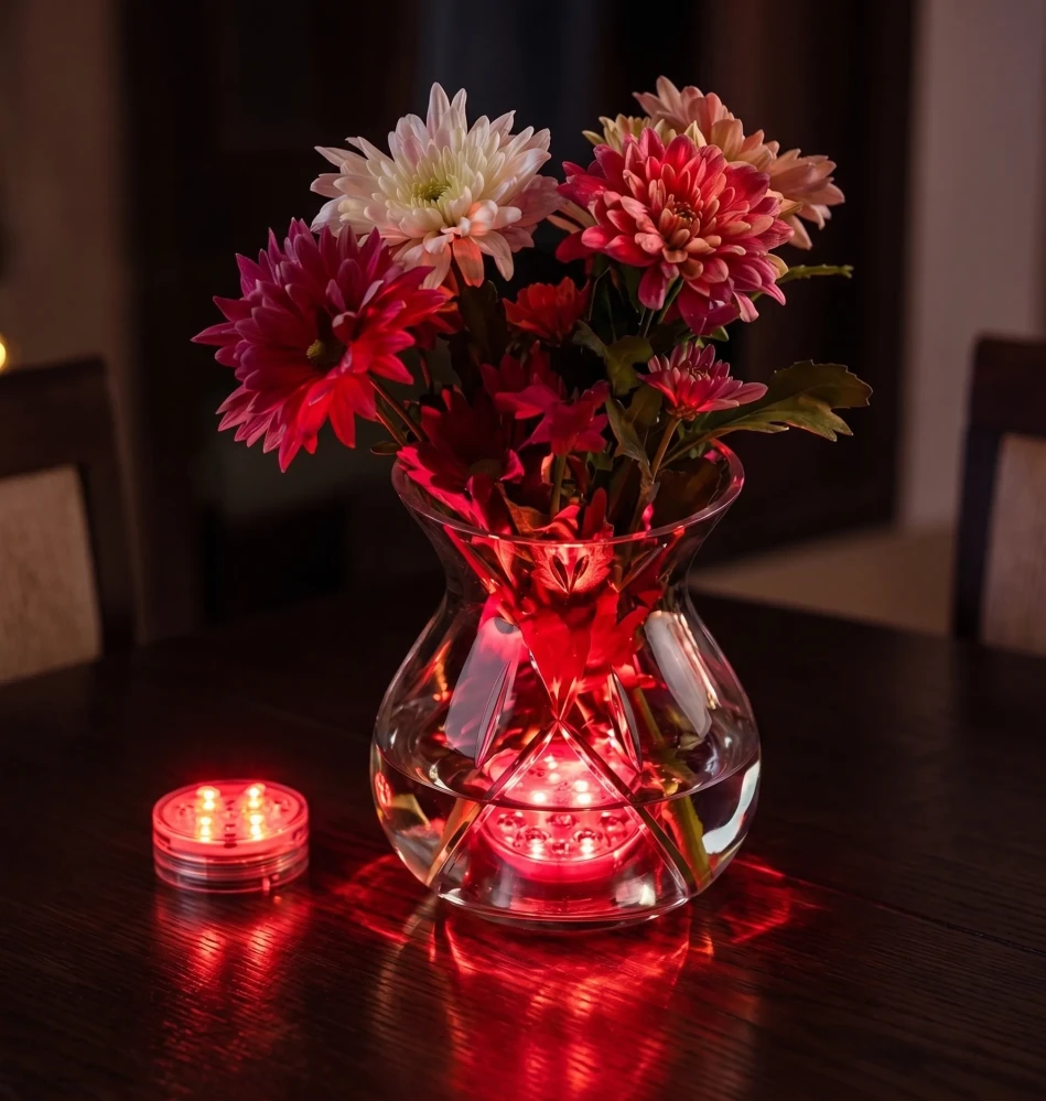 Submersible LED Lights with Remote Control Waterproof