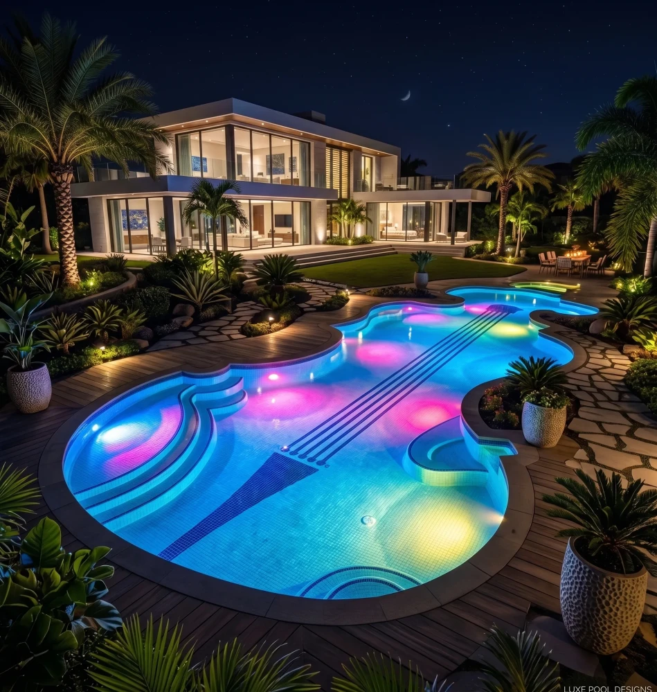 Submersible LED Lights with Remote Control Waterproof